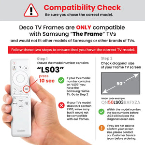 white samsung the frame customizable bezel