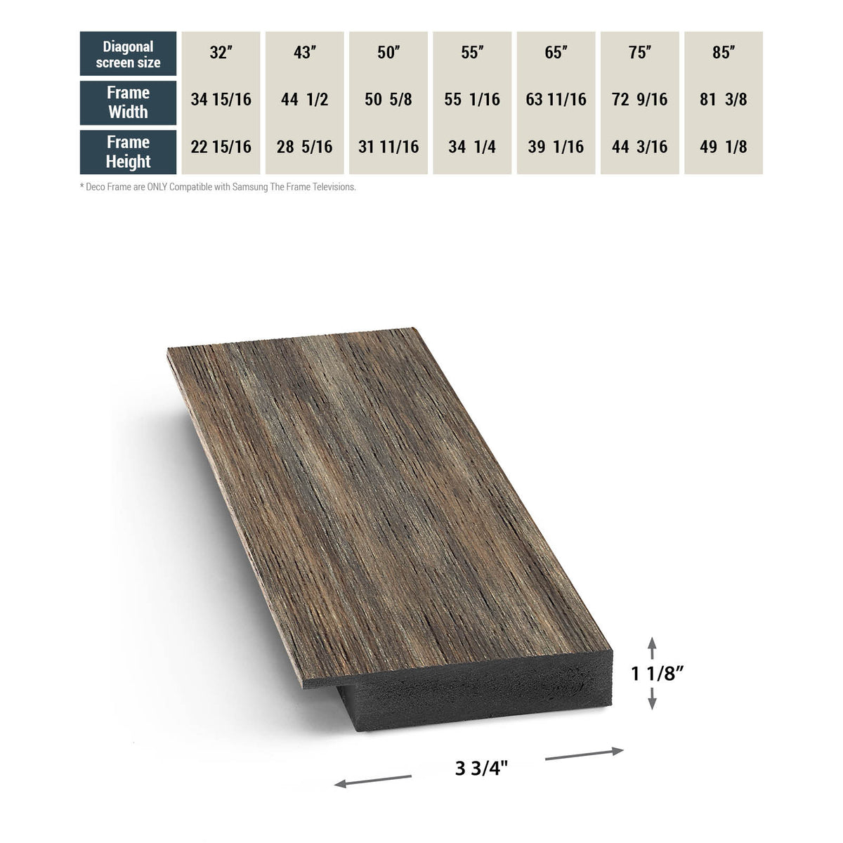 Barnwood envejecido - CAJA ABIERTA