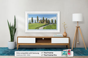 Deco TV Frames Samsung the Frame TV Gloss White