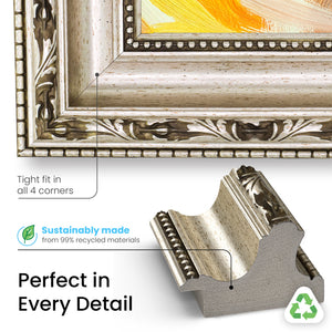 Deco TV Frames Samsung the Frame TV Ornate Silver