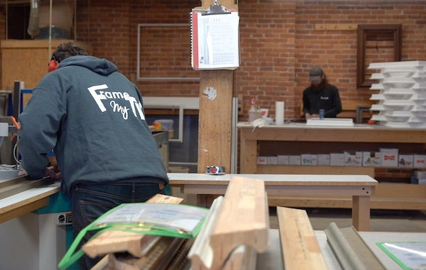 Working making framing products