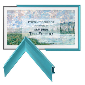 Turquoise des Caraïbes - Lunette de cadre Samsung prismatique en alliage