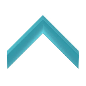 Turquoise des Caraïbes - Lunette de cadre Samsung prismatique en alliage