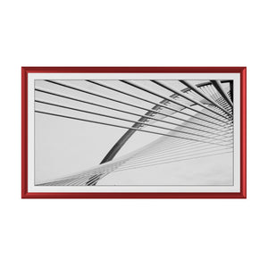 Candy Apple Red - Lunette de cadre Samsung prismatique en alliage