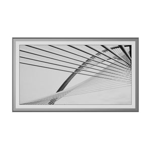 Graphite - Lunette de cadre Samsung Scoop en alliage