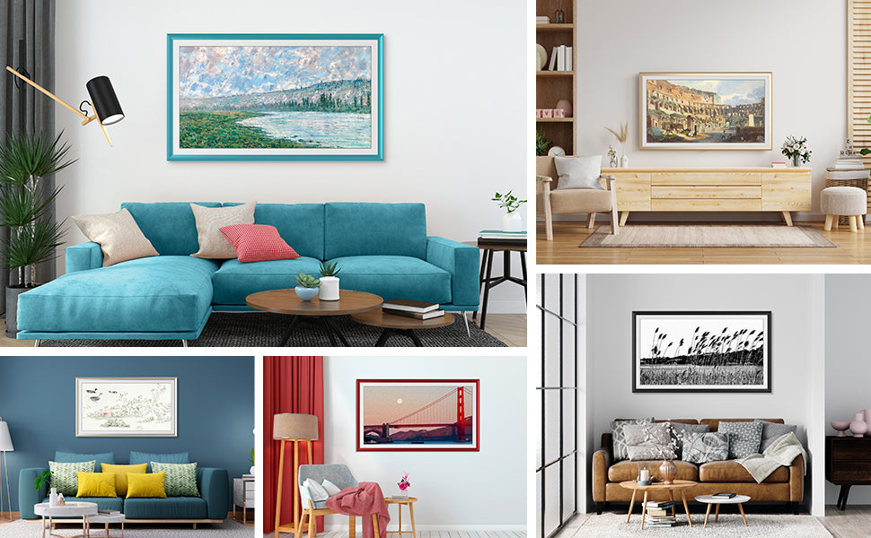 Deco TV Frame Room Designs