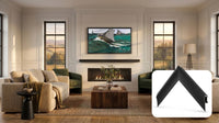 Anodized Black - Alloy Prismatic Samsung Frame TV Bezel