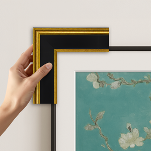 Deco TV Frames Samsung the Frame TV Antique Gold and Black