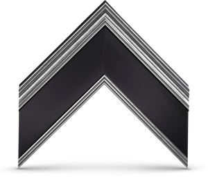 Plata antigua y negro.