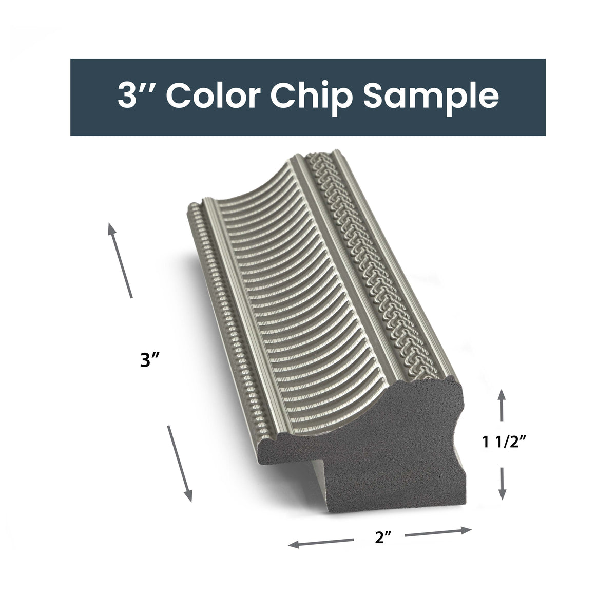 MUESTRA - Aleación de oro pálido - Perfil: Scoop