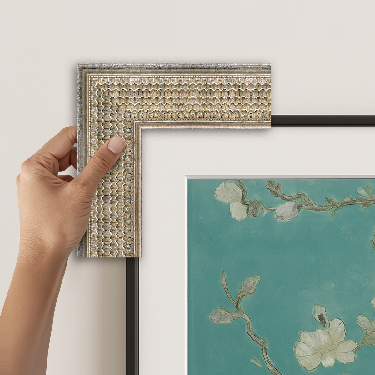 Deco TV Frames Samsung the Frame TV Gatsby Silver