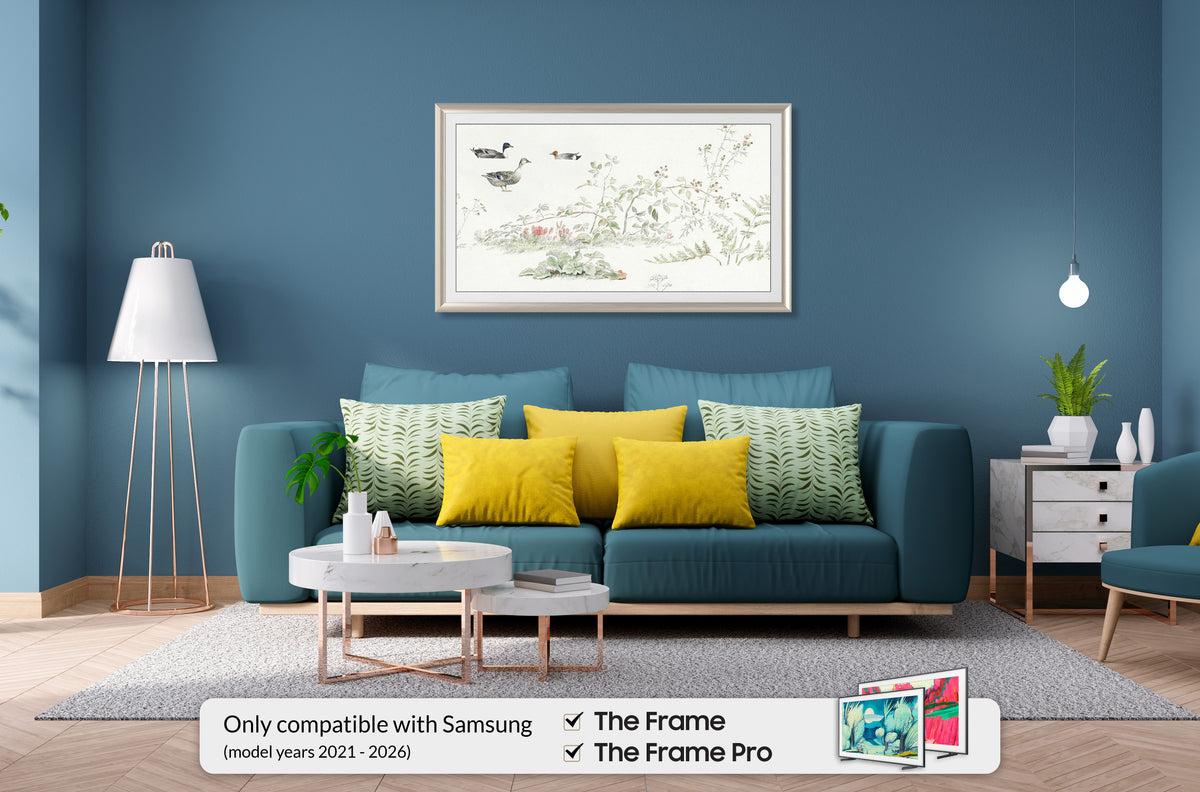 Argent allemand - Lunette de cadre Samsung prismatique en alliage