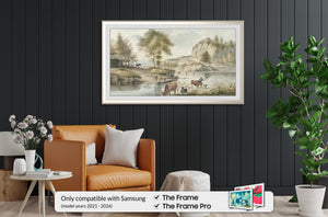 samsung the frame german silver alloy scoop frame