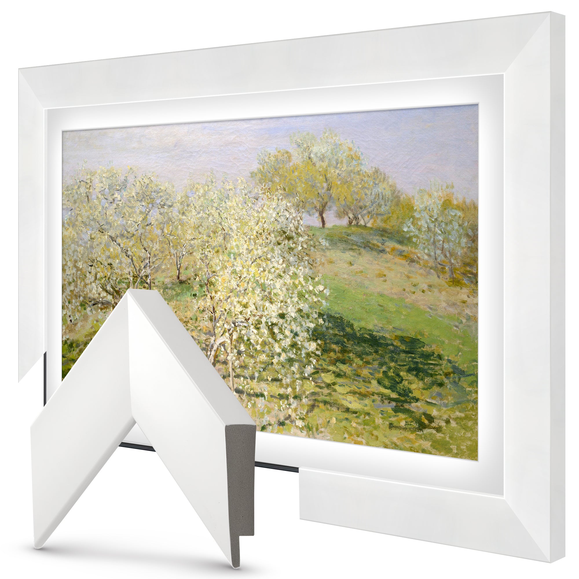 Deco TV Frames Samsung the Frame TV Gloss White