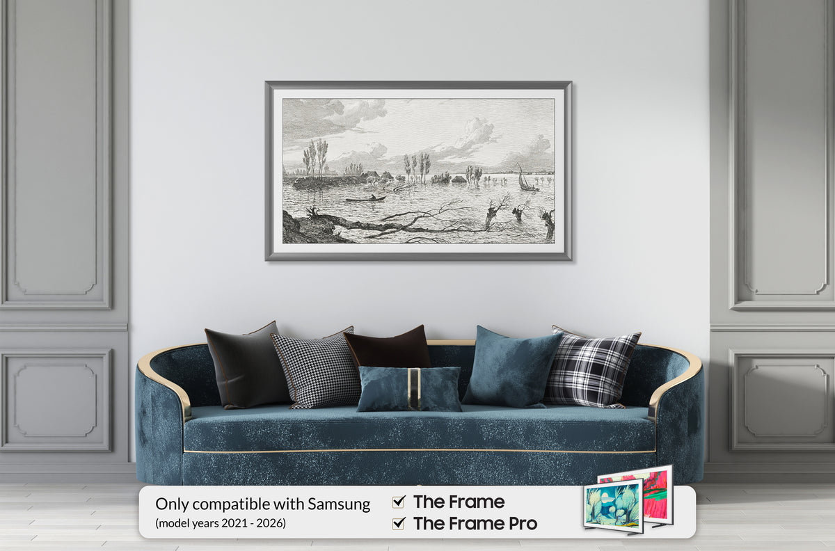 Graphite - Lunette de cadre Samsung prismatique en alliage