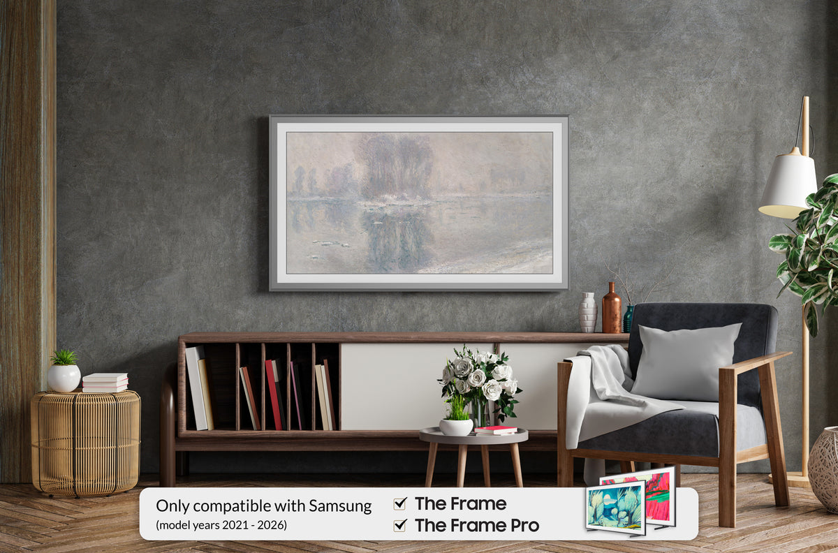Graphite - Lunette de cadre Samsung Scoop en alliage