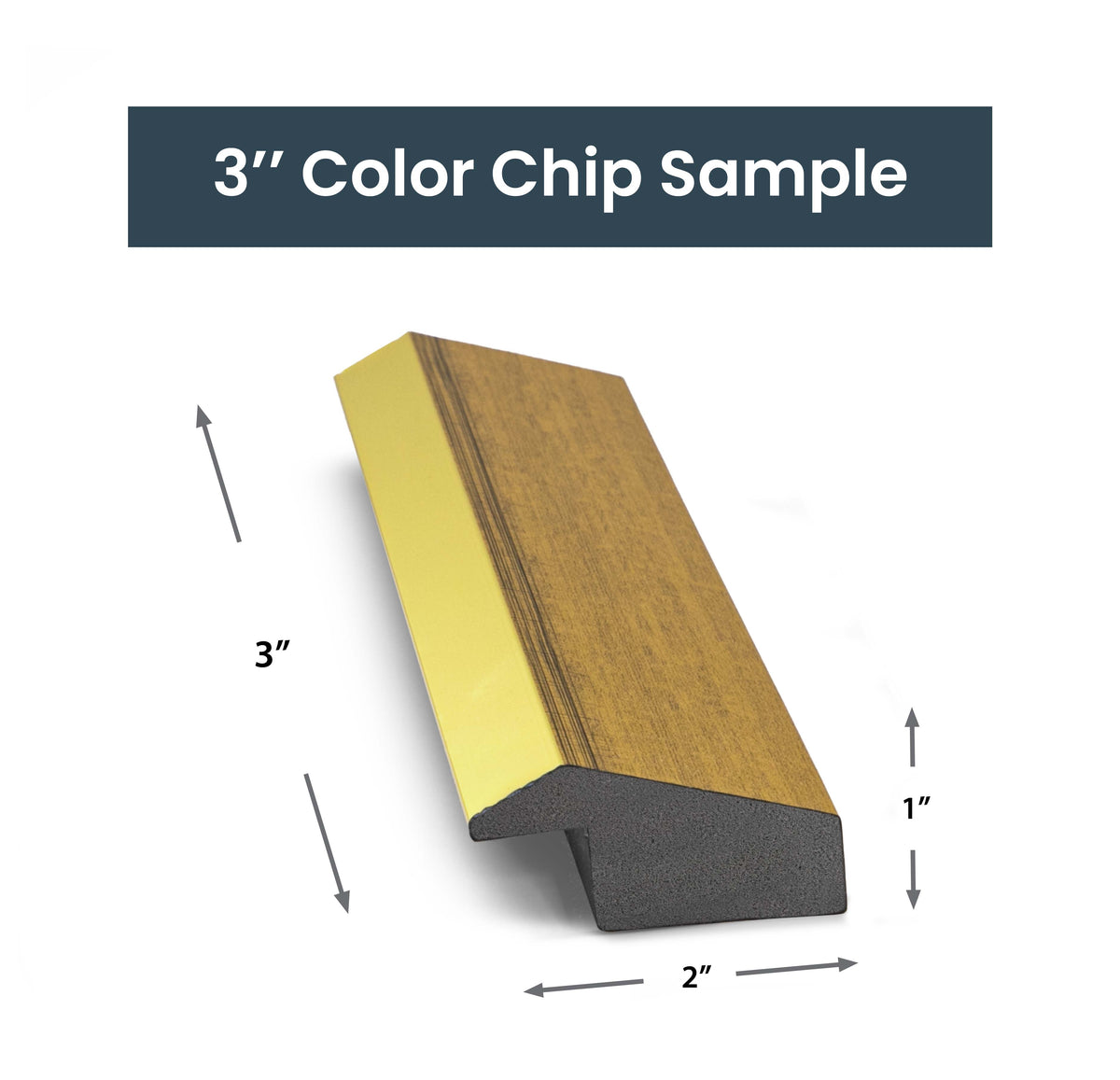MUESTRA - Aleación de oro pálido - Perfil: Scoop