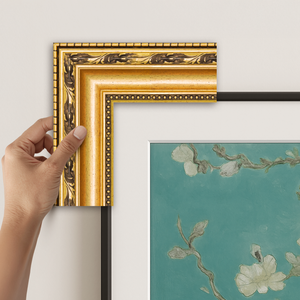 Deco TV Frames Samsung the Frame TV Ornate Gold