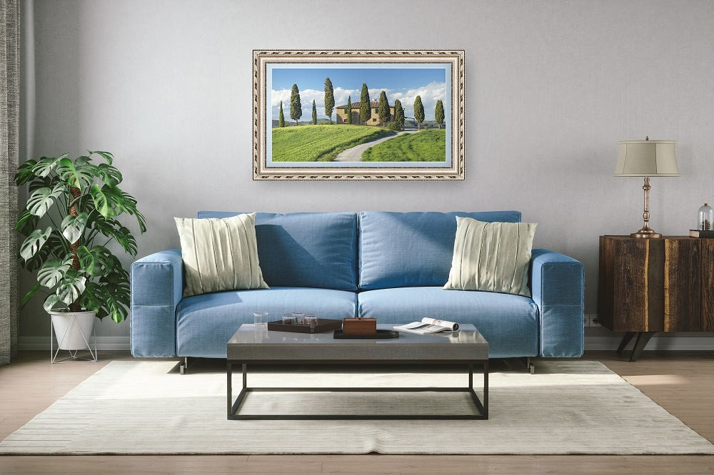 Deco TV Frames Samsung the Frame TV Ornate Silver