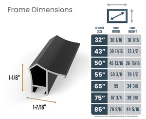 ÉCHANTILLON - Alliage noir anodisé - Profil : Prismatique
