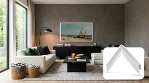 Samsung The Frame - pure white allow prismatic frame