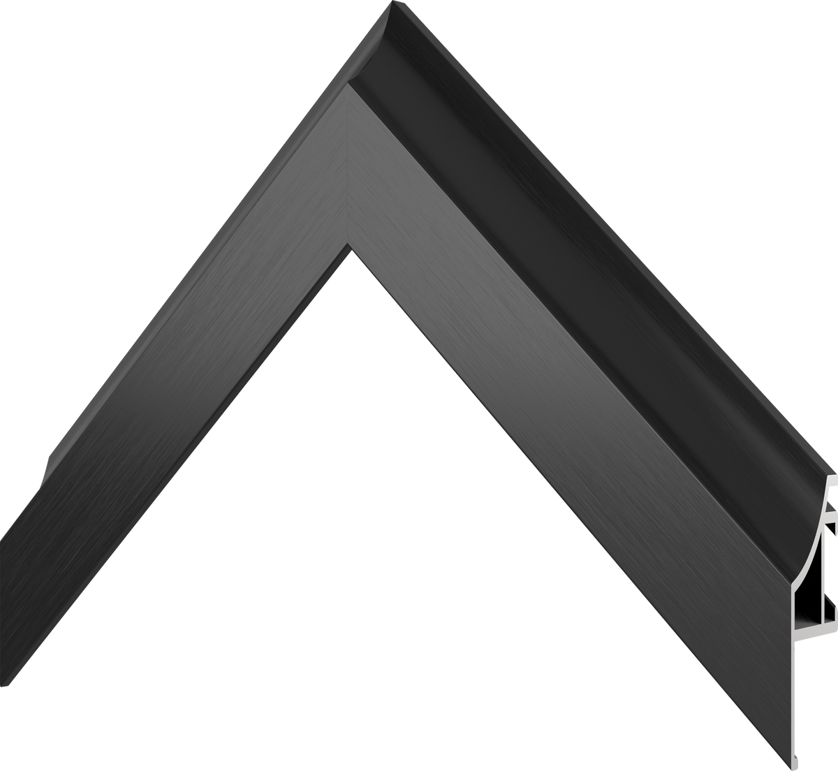 Negro anodizado - Bisel de marco Samsung redondo de aleación 