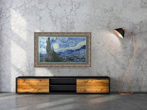 Deco TV Frames Samsung the Frame TV Tuscan Silver