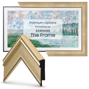 Deco TV Frames Samsung the Frame TV Champagne