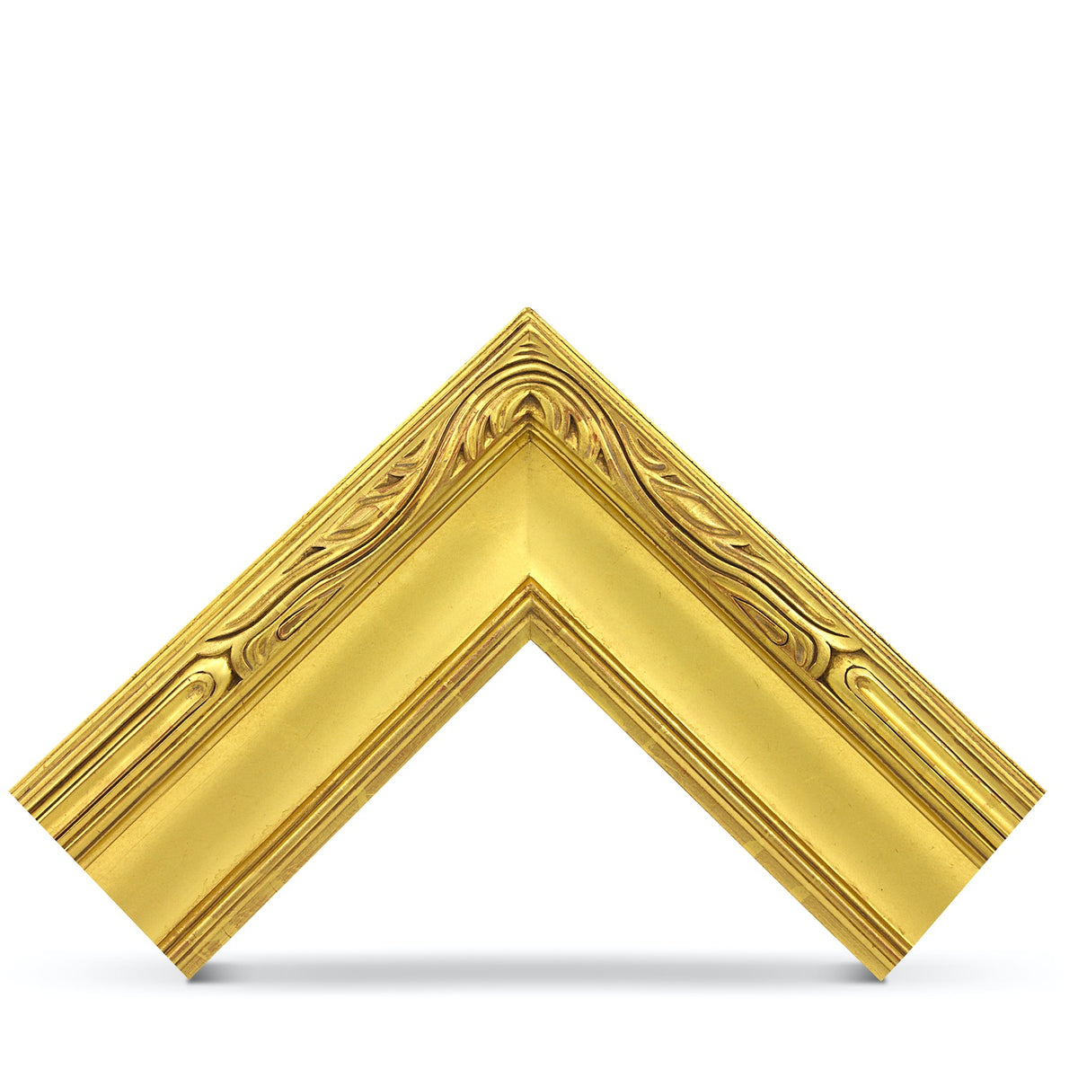 Front View of M8055 Deco Gold Frame