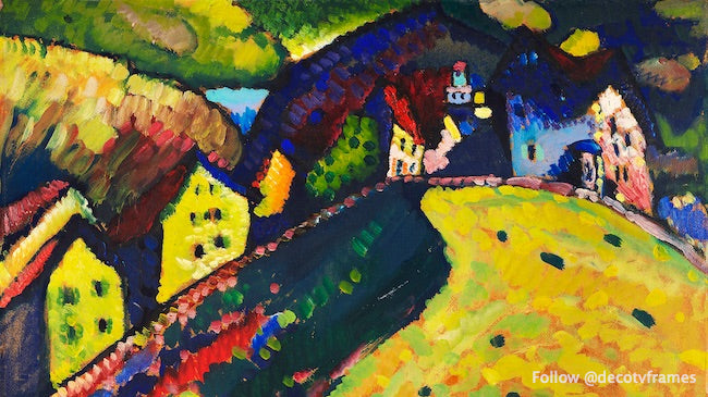 Casas en Murnau (1909)