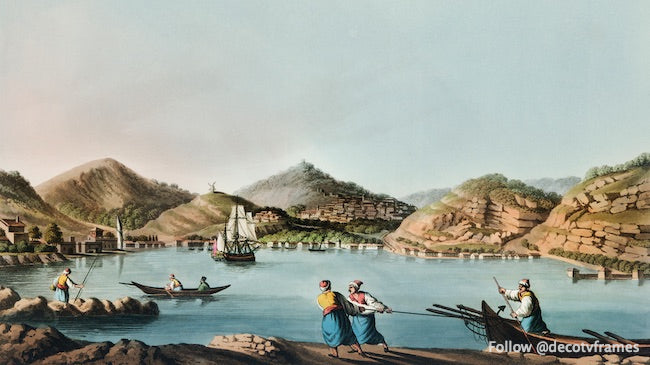 Western Harbour of the Island of Samos from Views in the Ottoman Dominions, in Europe, in Asia, and some of the Mediterranean islands (1810)