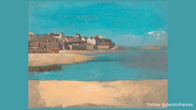 Village by the Sea in Brittany (1880)