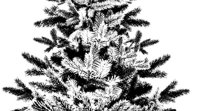 Arbre de Noël minimaliste