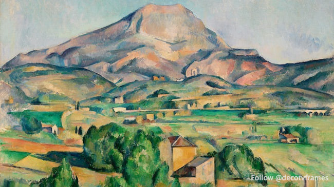 Mont Sainte-Victoire (La Montagne Sainte-Victoire) (hacia 1892-1895) 