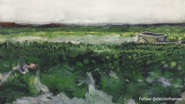 Paisaje con carretilla (1883 