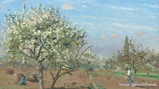 Verger en fleurs, Louveciennes, 1872 