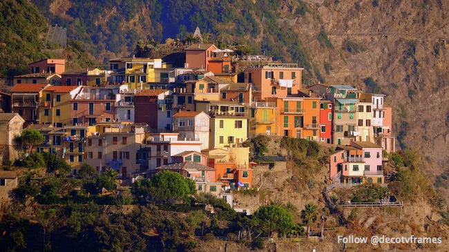 Yellow Orange and Brown Concrete Buildings