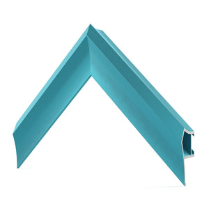 Turquesa caribeña - Bisel de marco Samsung prismático de aleación