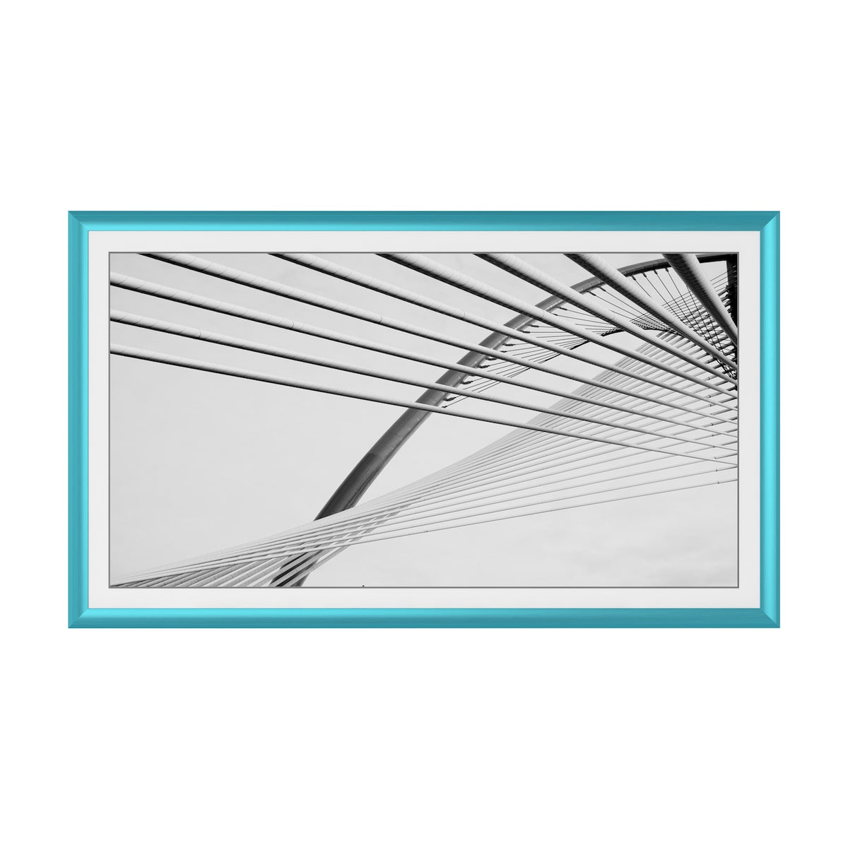 Turquesa caribeña - Bisel de marco Samsung prismático de aleación